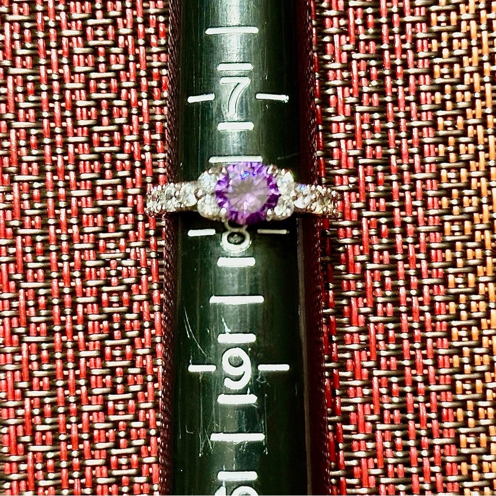 Fragrant Jewels Purple Ring and Side Jewels